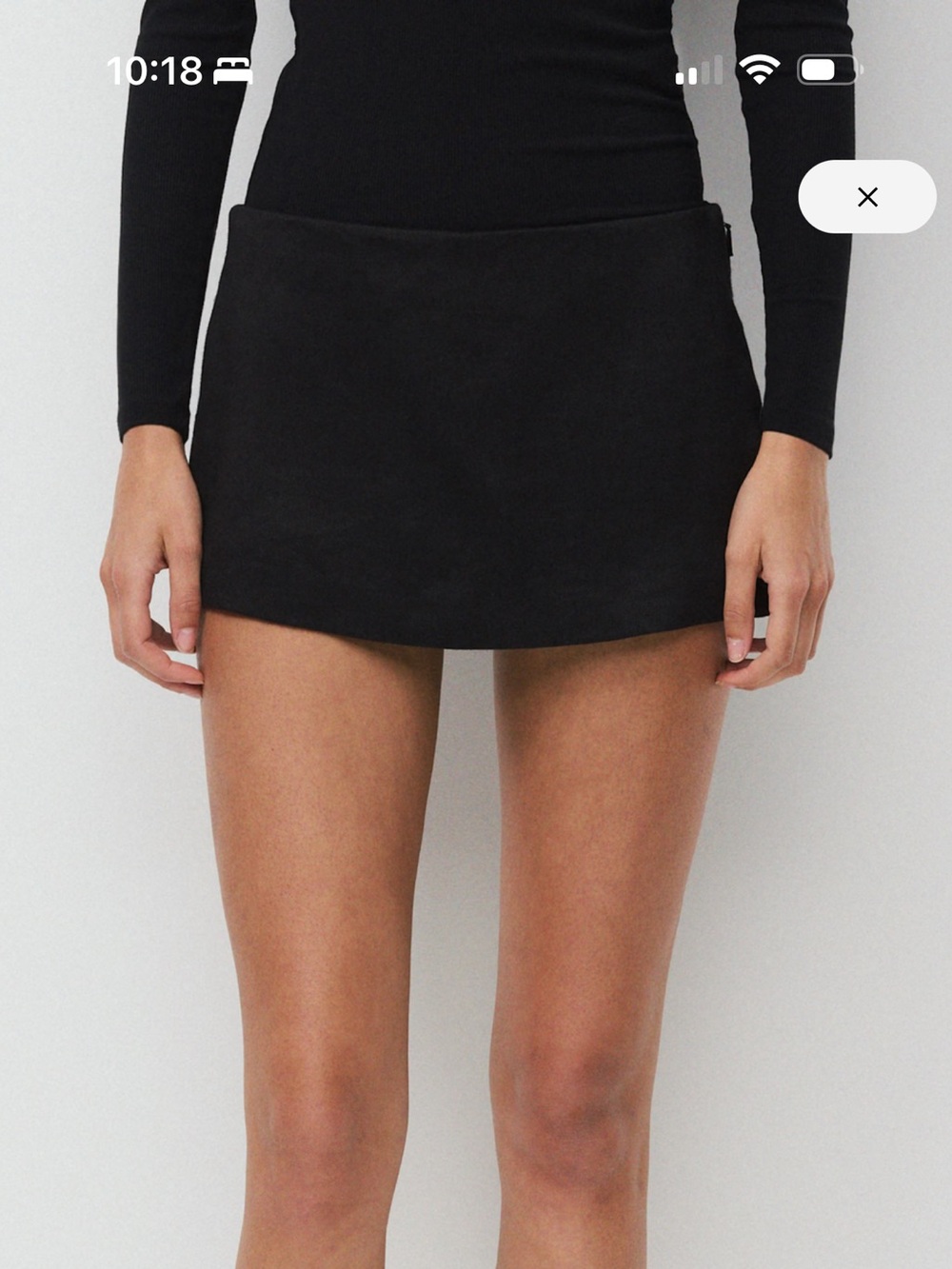 Aritzia Black Mini Skort - Jewel